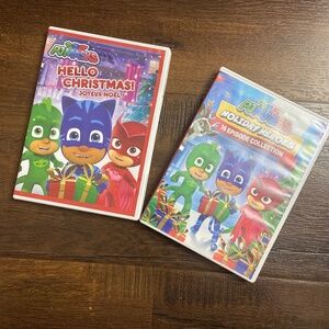 3 DVDs PJ MASKS HELLO CHRISTMAS PJ MASKS SAVES CHRISTMAS